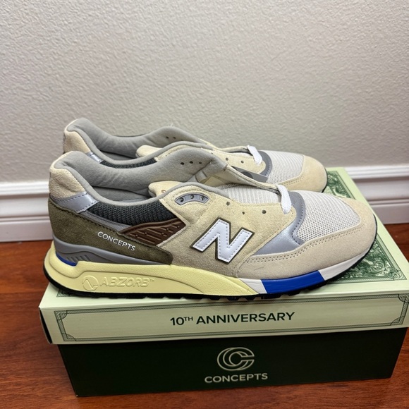New Balance 998 MiUSA Concepts C-Note 10th Anniversary (2023) Size 10.5 - Picture 3 of 10